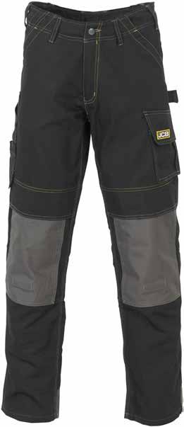 CHEADLE Pro Work Trouser D-WC / D-WD Rear belt loop Tool pocket Hammer loop Reinforced thigh pocket with fastening Top loading, adjustable kneepad pockets in durable, water resistant Oxford fabric