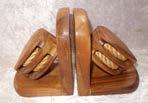 Koffie Grinder 90.00-140.00 94 Pair Of Wooden Ship Pulley Book Ends 65.00-110.