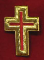 Choose cross for front - shown