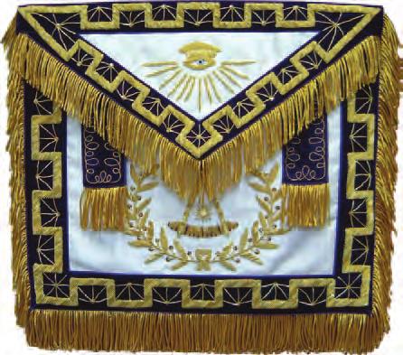 Machine embroidered designs on border. Shown with attached cord & tassel on left side (addl. charge).