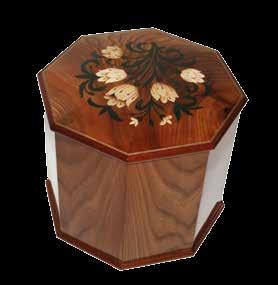 Each of the ashes FLORENCE caskets in this range are made from solid wood and feature a