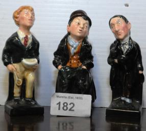 182. 3 Royal Doulton Figurines Oliver