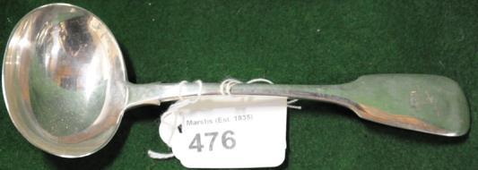 476. Silver Ladle Dublin C. 1827. 477.