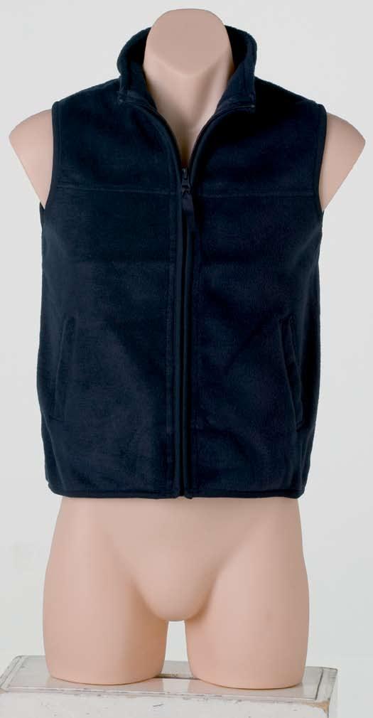 Uniform 023 - Polar fleece vest Polar fleece Vest with concealed front zip and side pockets. Modern outdoor wear. Black, Maroon, Navy, Red, Royal & Bottle.
