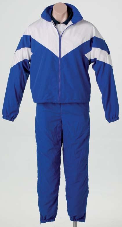 Uniform 061 Contrast microfibre tracksuit A fantastic looking Microfibre Tracksuit. This garment is fully lined with a Poly/Cotton interlock lining which will provide extra warmth in winter.