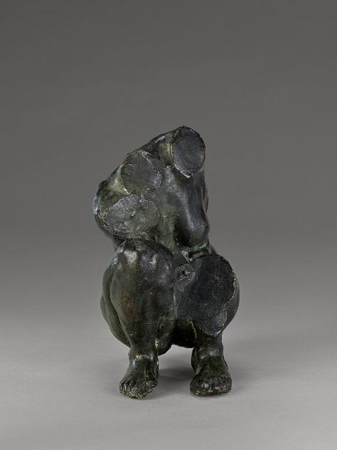 Paul Getty announced today the acquisition of two important French bronze sculptures, Torso of a Crouching Woman, by Camille Claudel (1864-1943) and Bust of John the Baptist by Auguste Rodin