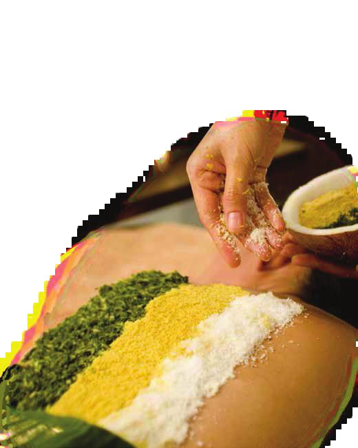 BODY THERAPHY PASSION FRUIT & LEMONGRASS SALT SCRUB 60 min / LKR 7,100 An all-time guest s favorite, this scrub is known for its exquisite fragrance and stress-relieving properties.