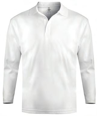 sleeves and side vents Men s/unisex has three-button placket and one-inch extended tail; Ladies has four-button placket; Ladies with Johnny collar has two-button V-neck