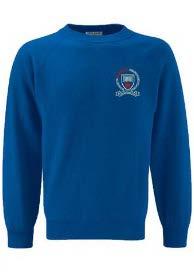 Sweatshirts The rule is that the sweatshirts must be royal blue and