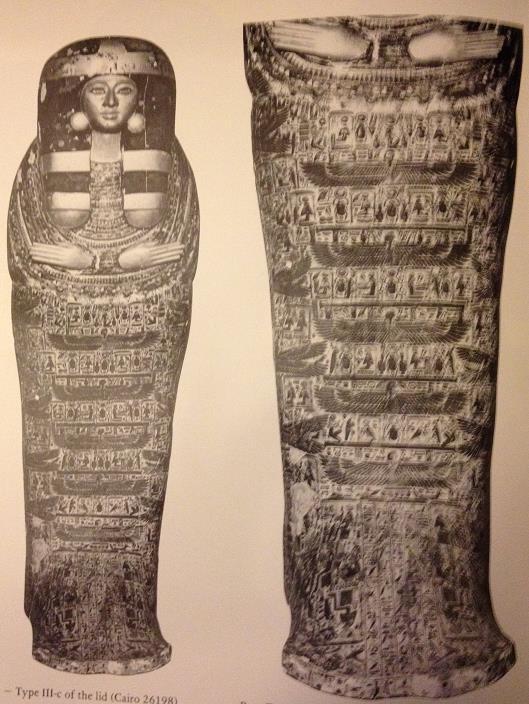Figure 16. Type III-C 21st Dynasty coffin lid (Cairo 26198).