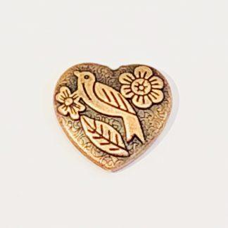 Gold Heart $18.