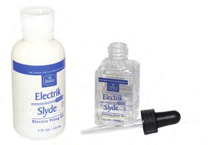 S143050 S143100 S144025 S144050 S144100 ELECTRIK SLYDE ELECTRIC FILING OIL Cushions Cuticle Helps Reduce Heat