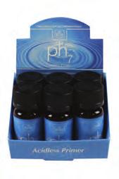 Ph7 is low in odor and does not burn the natural nails or cuticles. Works perfectly with all gels and acrylic systems.