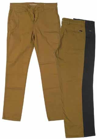 JEANS MEN CHINO PANT slim fit / mid rise / narrow leg M 10-1122-1818-44-01 (PARAG) STRETCH TWILL