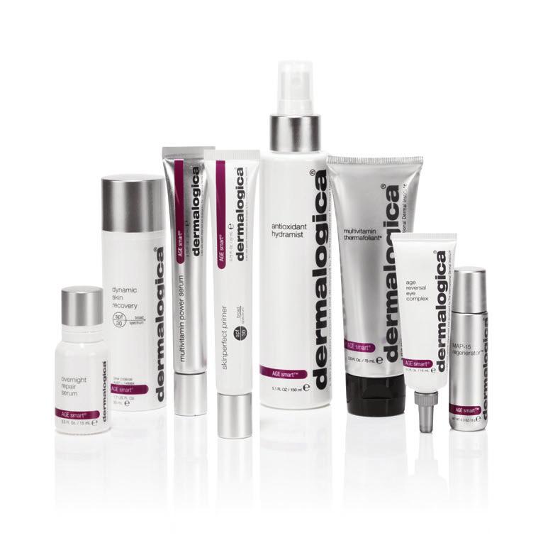 AGE smart Dermalogica AGE smart is a comprehensive line of scientifically advanced products to smooth away the signs of skin ageing while controlling biochemical triggers before they start.