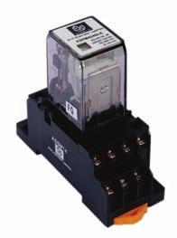 Miniature Plug in Relays - ASPM Series General Purpose Plug in Relays 2 & 4 Amp changeover contacts 5 Amp Resis ve for 2 Pole & 4 Pole Control : 12V - 220V DC ; 12V - 240V AC Key