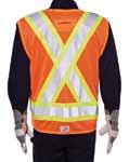 wear polyester material Meets CSA Z96-09 and ANSI Class 2 Level 2 requirements Meets