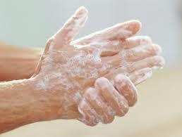 General Healthy Self-Care Behaviors: What is the proper way to wash my hands with soap and water? 1. Wet your hands with clean, running water and apply soap 2.