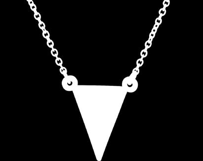 86463: Diamond Double Leaf Necklace,.
