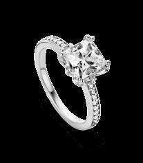 creative 1 D542 Silver solitaire with