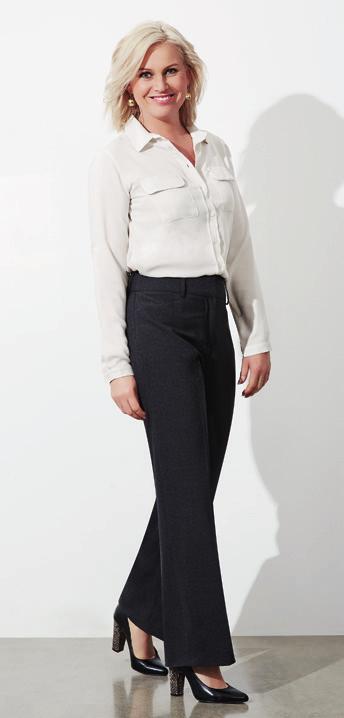 01 02 03 TAILOR MADE Our Classic Ladies pants are flat front, fuss free and easy care.