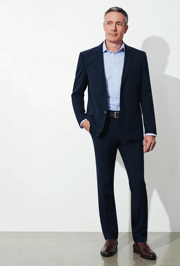 GAME CHANGER A suit jacket that saves you money? Our Classic 2-button mens blazer can be machine washed saving you dry cleaning time and money.