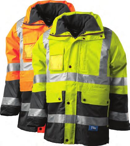 vest with tape Combination of TV1915T5 & TJ2900T6 TJ2910T6-Y/N YELLOW/NAVY X TJ2910T6-O/N