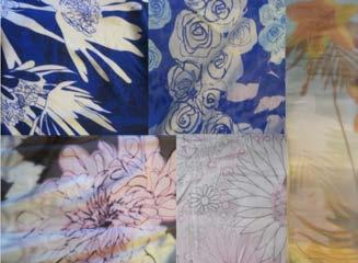 FABRIC PRINTING Saturday-Sunday, July 21-22, 9:30 am-3:30 pm $249 (includes kit) Fabric printing techniques. Composition and repeat patterns.