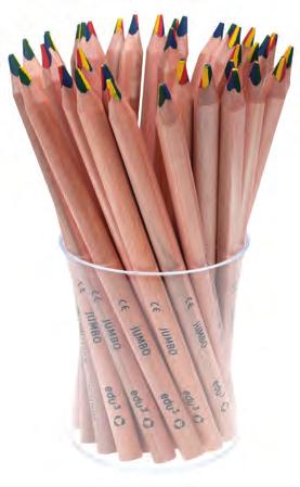 Plastic Box 1232015 JUMBO Coloured Pencils 15 Triangular 4260376462826 1 10 40 x 25