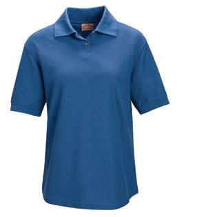 Banded button-down collar for a tailored look Spade-style pocket Two piece yoke, box pleat back for ease of movement Tailored sleeve placket and sturdy single-needle armhole Colors: Blue/White Strip