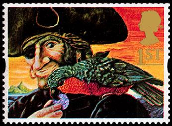 A423 Greetings Stamps A414 Designs: 19p, Tiny Tim, Bob Cratchit. 25p, Mr. & Mrs. Fezziwig. 30p, Scrooge. 35p, Prize Peter Turkey.