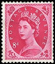 00 Queen Elizabeth 317c A126 1 /2p red orange.25 Nos. 276-279 (4) 1.30 1.80 p. Phosphor. ( 59) 4.00 4.50 A126 A127 1955 Engr. Wmk. 308 Perf.