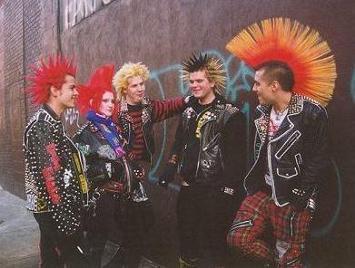 Punk fashion varies widely, Punk ranging style from featured notions such as Vivienne Westwood safety designs