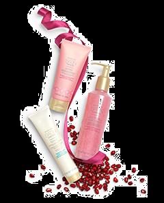 The Satin Body Collection features: Satin Body Revitalizing Shea Scrub,