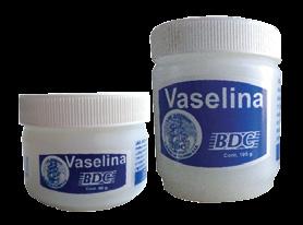 PURE VASELINE Among its many applications, Vaseline will