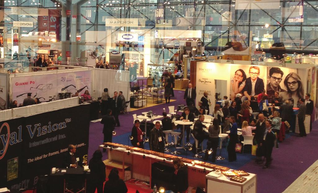 , 443 exhibitors, eyecare professionals from over 90 countries.