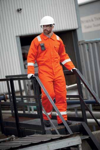 Dapro Blizzard Coverall Heavyweight cotton treated flame retardant and anti-static coverall with subzero insulation offering thermal protective properties for cold conditions.