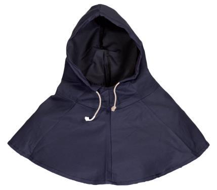 Monks head for welding protection Made of 98% cotton, 2% carbon. Flame retardant material. Hood with string.
