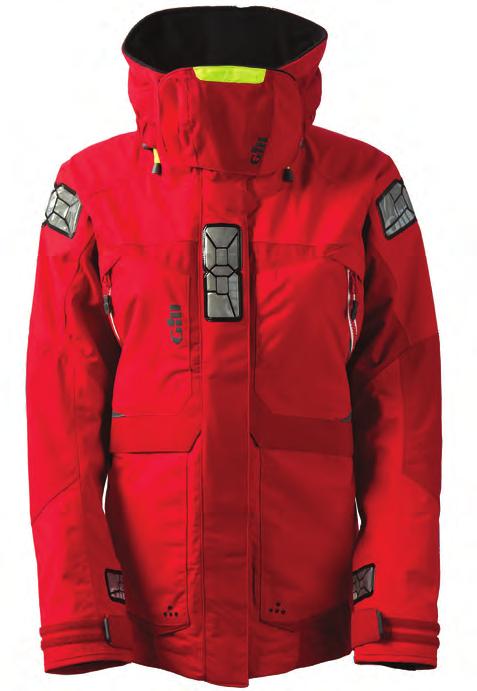 system, volume adjustment for a secure and comfortable fit Offshore height collar with thermal fleece inner provides warmth Anti-corrosion YKK zippers with lightweight water resistant moulded sliders