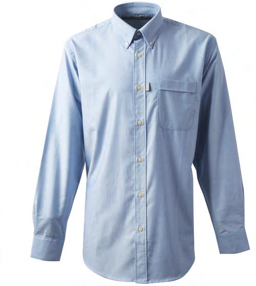 OXFORD SHIRTS 160 Men's Oxford Shirt Long Sleeve Blue: S XXL White: