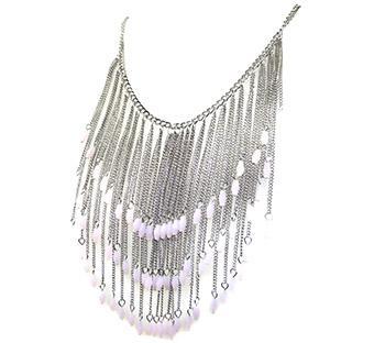 40558 necklace multi feathers 64 40559 necklace black/ grey 39