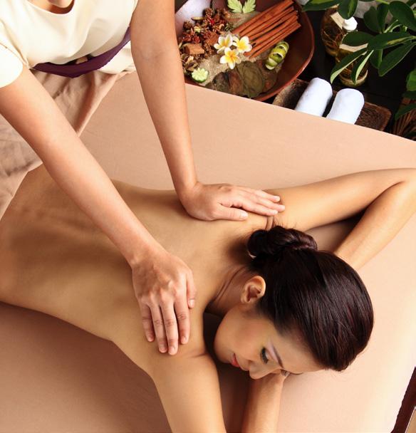 BODY MIND & SOUL THE FIVE SENSES SIGNATURE MASSAGE 55 mins 95 / 85 mins 115 Alleviate stress, ease aching muscles and revive the senses with this powerful, essential oils massage.