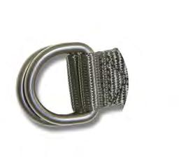 Chrome D-Ring Welded Heavy Duty Chrome O-Ring 100% Premium Nylon,
