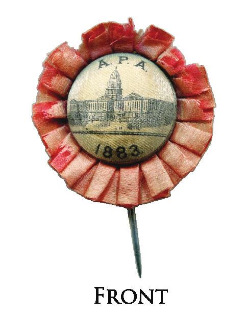 September 11-13, 1883 Washington, DC Circular badge