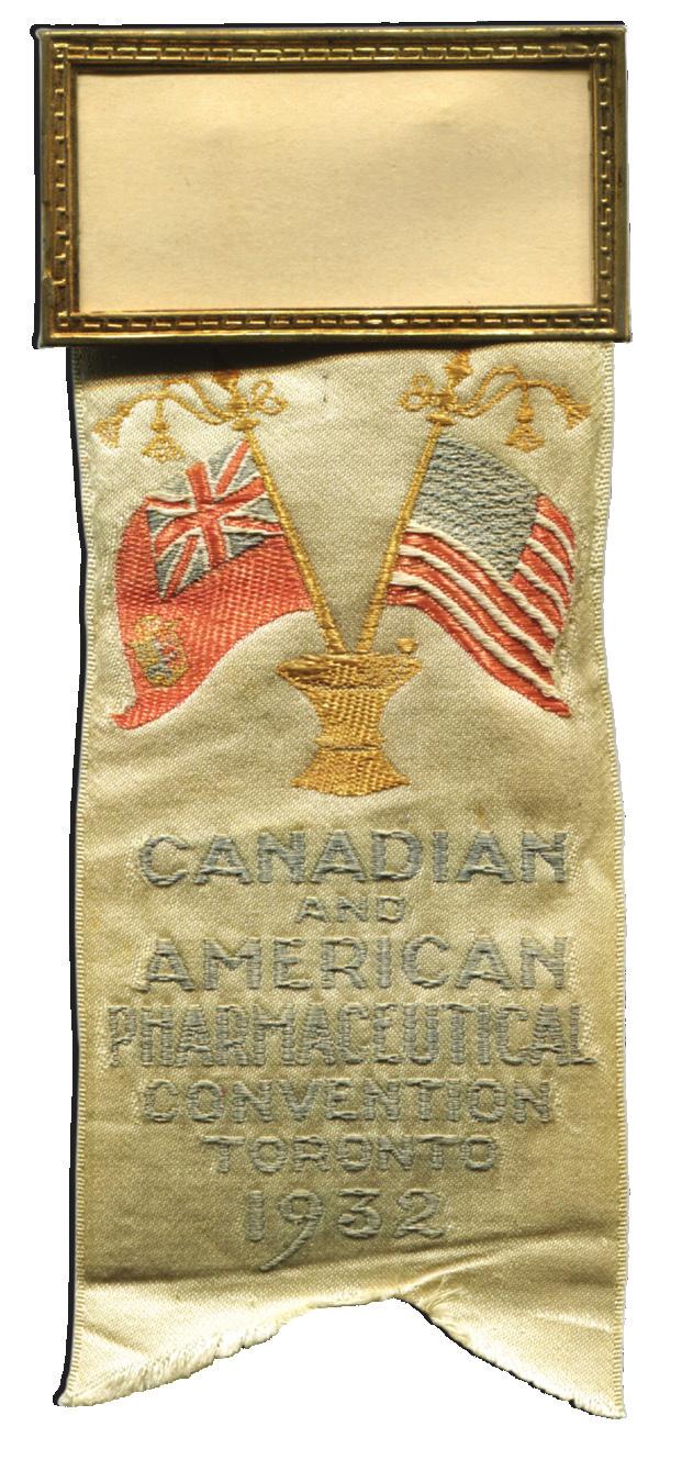 August 22-27, 1932 Toronto, Ontario, Canada Ribbon depicts American