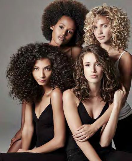 MORE THAN 60% OF WOMEN HAVE CURLY HAIR, AND NO TWO CURLS ARE THE SAME.
