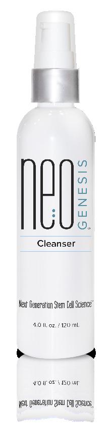 CLEANSER MIST Cleanser NeoGenesis Cleanser is specially formulated to gently cleanse and refresh the skin morning and night without the use of sulfates or other harmful ingredients.