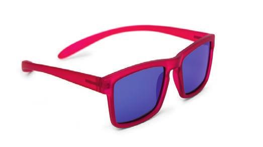 All children sunglasses include a case 8815 01 Fuchsia with blue