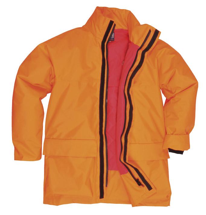 S777 Flamesafe Jacket Flame retardant waterproof outer. Two bellow pockets. Two way zip.