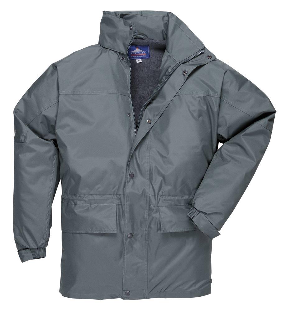 Comes complete with F280 Interac<ve fleece. Grey/Charcoal: S- XXL Royal/Charcoal: S- XL EN 343 Class 3:3 Two hip pockets with zips. Taped waterproof seams.